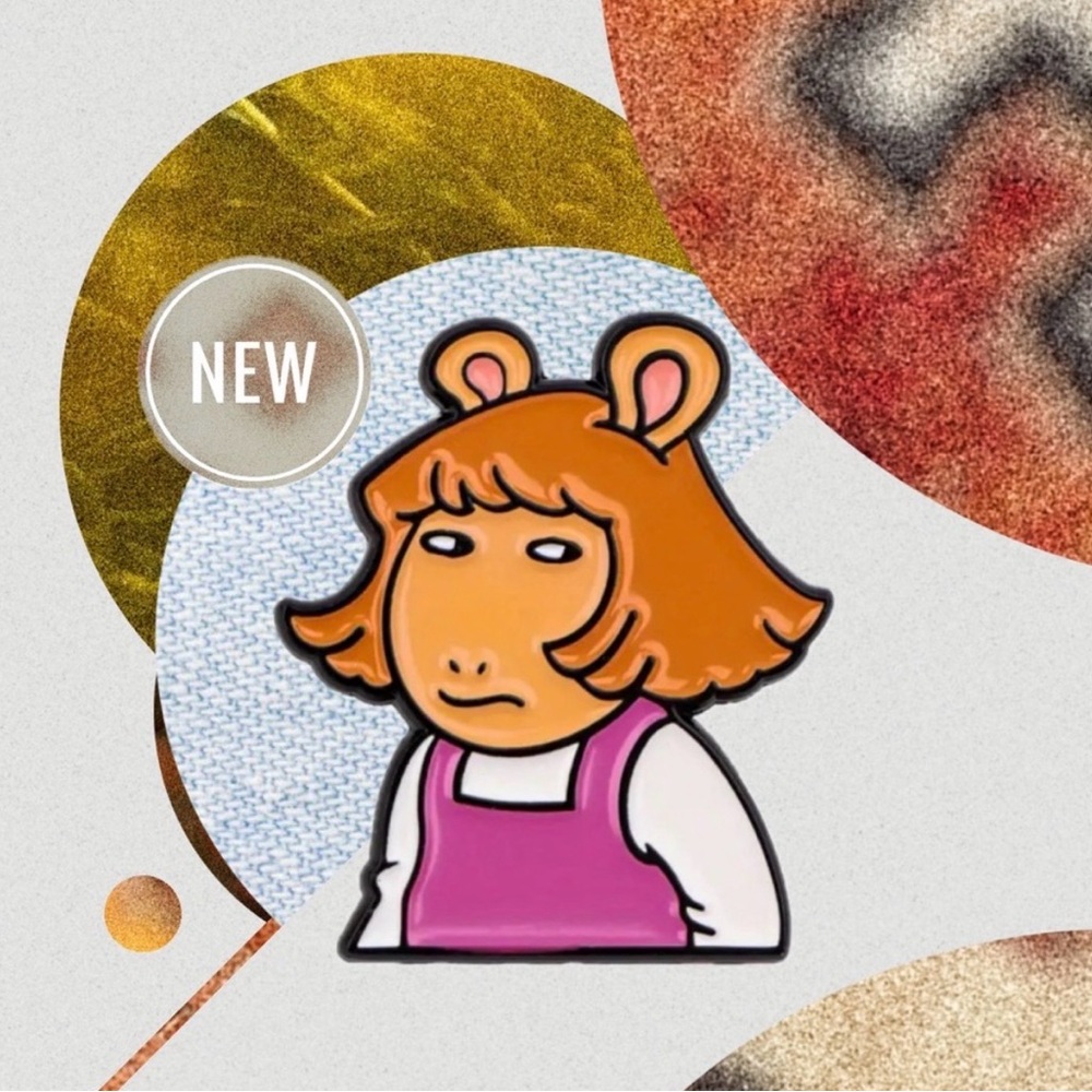 D.W Enamel Pin - Arthur PBS
